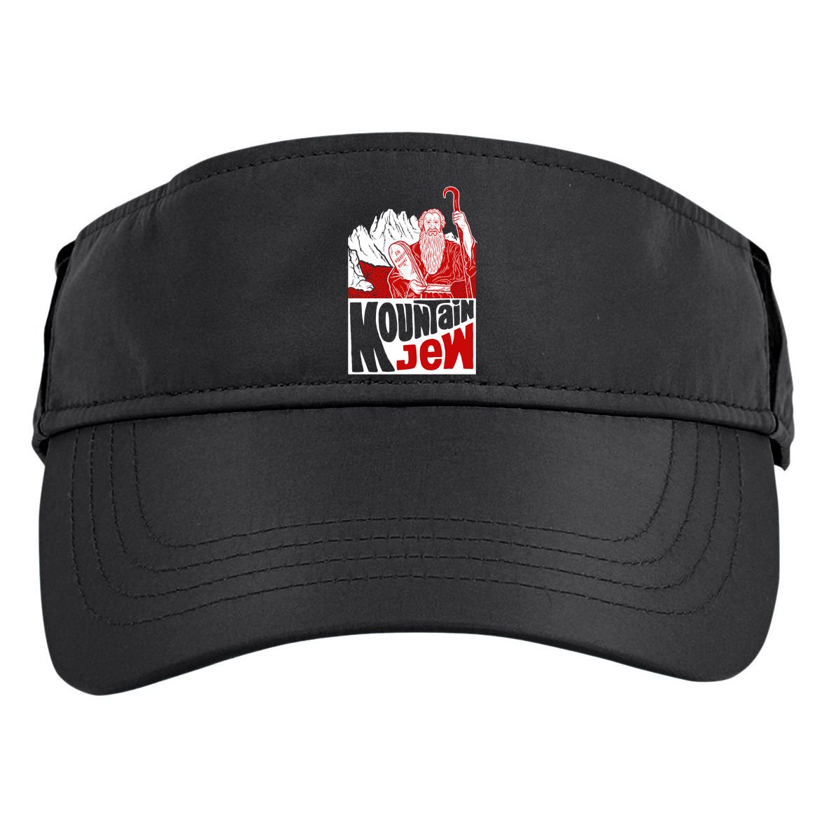 Mountain Jew Funny Adult Drive Performance Visor
