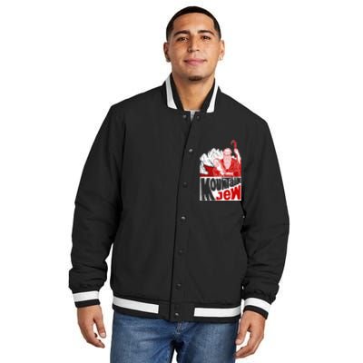 Mountain Jew Funny Insulated Varsity Jacket