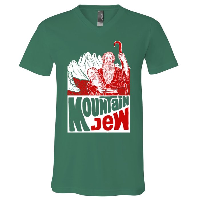 Mountain Jew Funny V-Neck T-Shirt