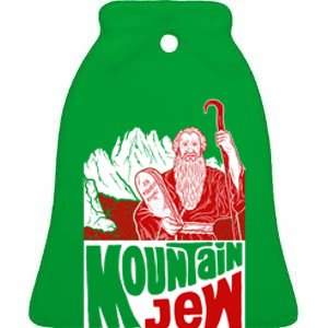 Mountain Jew Funny Ceramic Bell Ornament