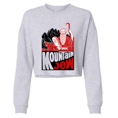 Mountain Jew Funny Cropped Pullover Crew