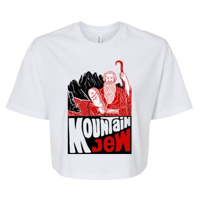 Mountain Jew Funny Bella+Canvas Jersey Crop Tee