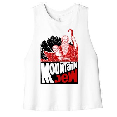 Mountain Jew Funny Women's Racerback Cropped Tank