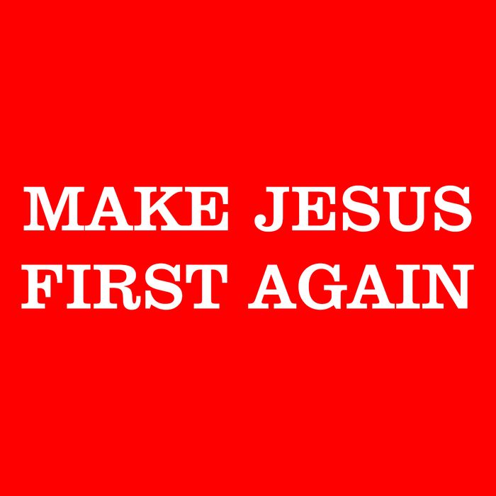 Make Jesus First Again Christian Catholic Faith Polo