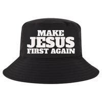 Make Jesus First Again Cool Comfort Performance Bucket Hat
