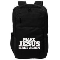 Make Jesus First Again Impact Tech Backpack