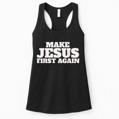 Make Jesus First Again Womens Tank Top