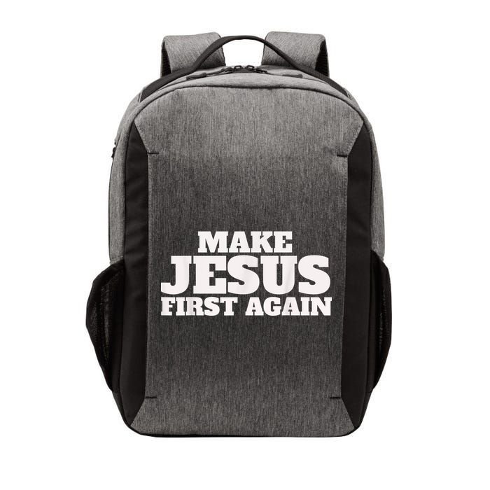 Make Jesus First Again Vector Backpack
