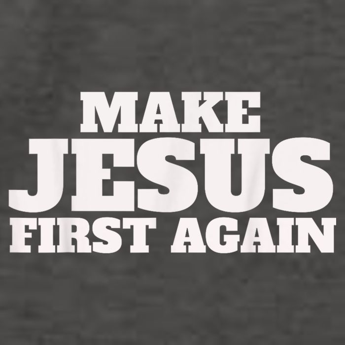 Make Jesus First Again Vector Backpack