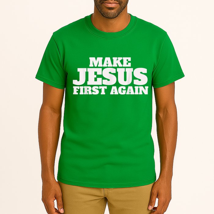 Make Jesus First Again Tall T-Shirt