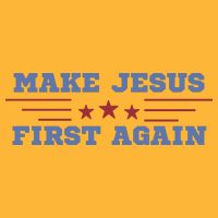 Make Jesus First Again Chrisitan Faith Sustainable Knit Beanie