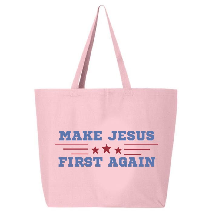 Make Jesus First Again Chrisitan Faith 25L Jumbo Tote