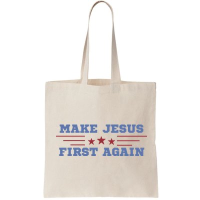 Make Jesus First Again Chrisitan Faith Bag