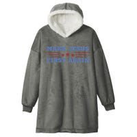Make Jesus First Again Chrisitan Faith Hooded Wearable Blanket