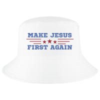 Make Jesus First Again Chrisitan Faith Cool Comfort Performance Bucket Hat