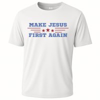 Make Jesus First Again Chrisitan Faith Performance Shirt