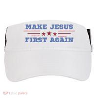 Make Jesus First Again Chrisitan Faith Adult Drive Performance Visor