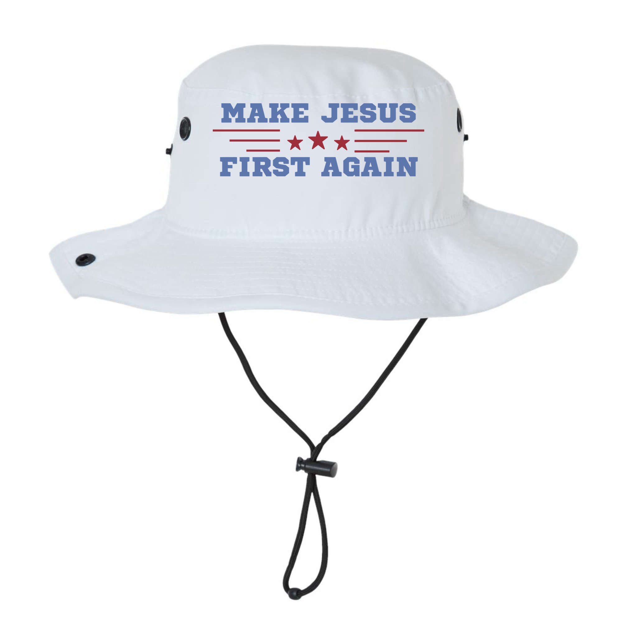 Make Jesus First Again Chrisitan Faith Bucket Hat