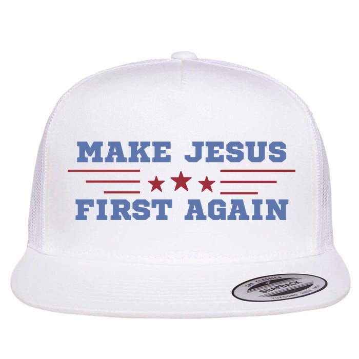 Make Jesus First Again Chrisitan Faith Flatbill Hat