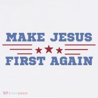 Make Jesus First Again Chrisitan Faith Cooling Performance Long Sleeve Crew
