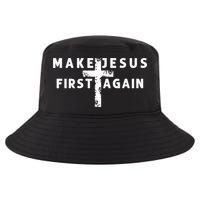 Make Jesus First Again Cool Comfort Performance Bucket Hat