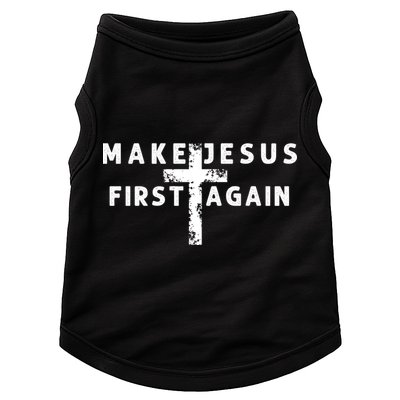 Make Jesus First Again Doggie Tank