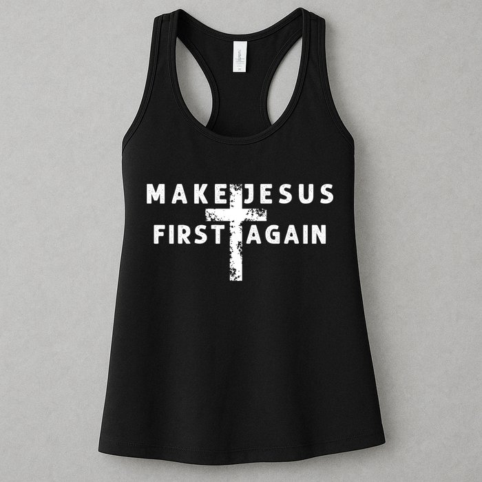 Make Jesus First Again Womens Tank Top