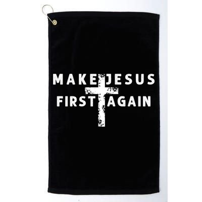 Make Jesus First Again Golf Towel