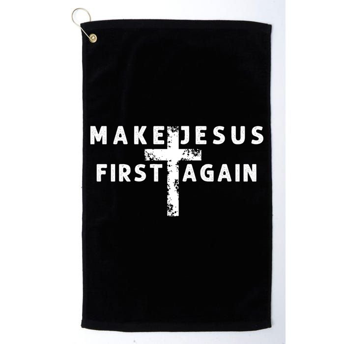 Make Jesus First Again Golf Towel