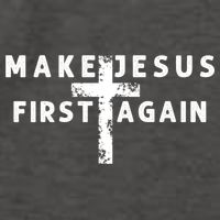 Make Jesus First Again Vector Backpack