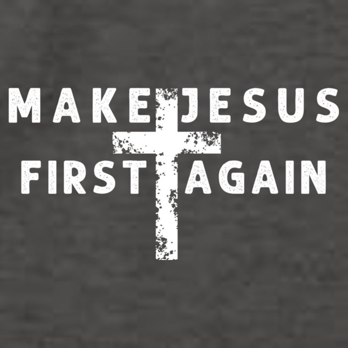Make Jesus First Again Vector Backpack