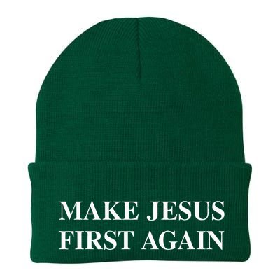 Make Jesus First Again Knit Cap Winter Beanie