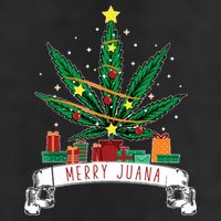 Merry Juana Funny Holiday Christmas Marijuana Weed Stoner 11oz C Handle Ceramic Mug
