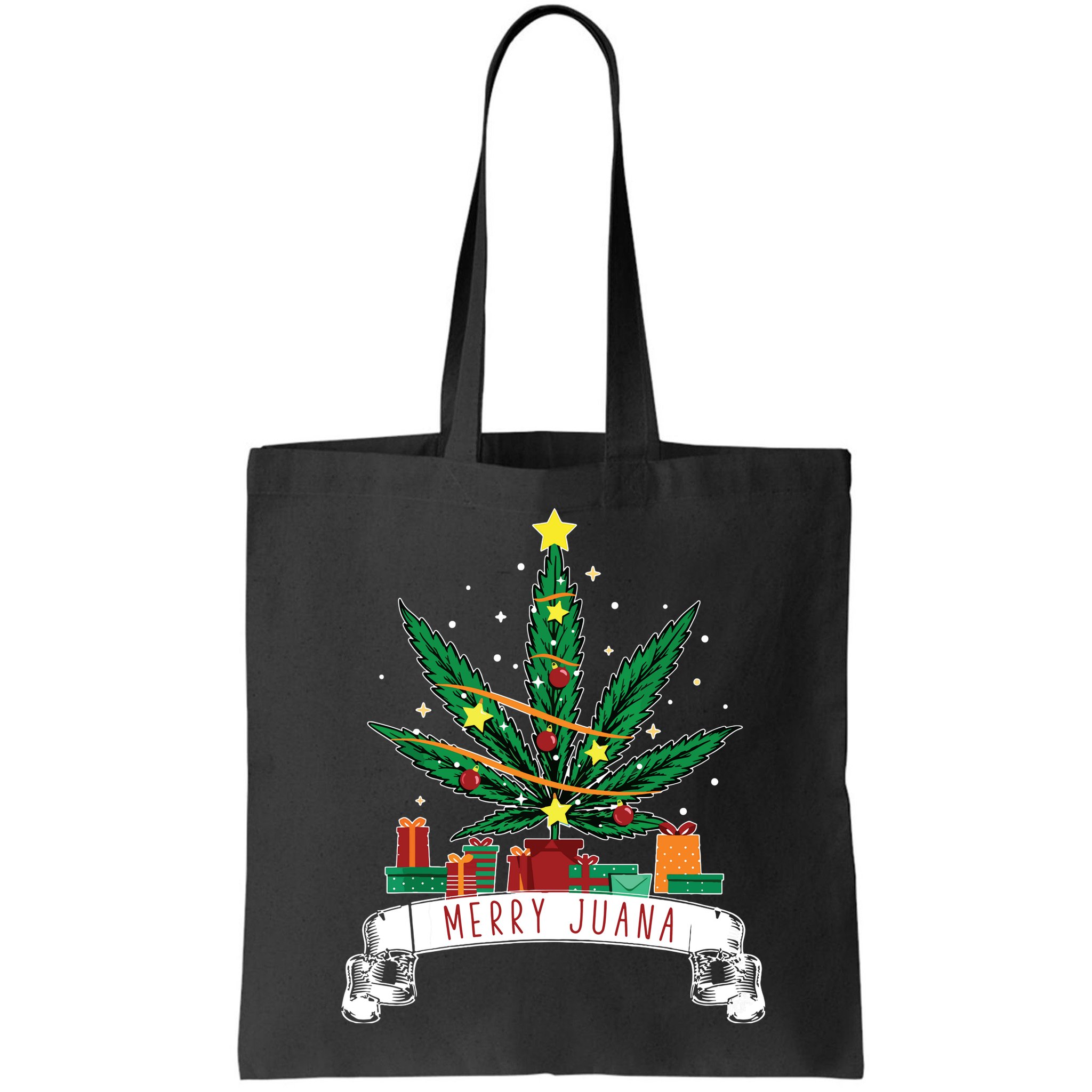 Merry Juana Funny Holiday Christmas Marijuana Weed Stoner Bag