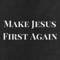 Make Jesus First Again Religious Faith And Political Slogan Adult Drive Performance Visor