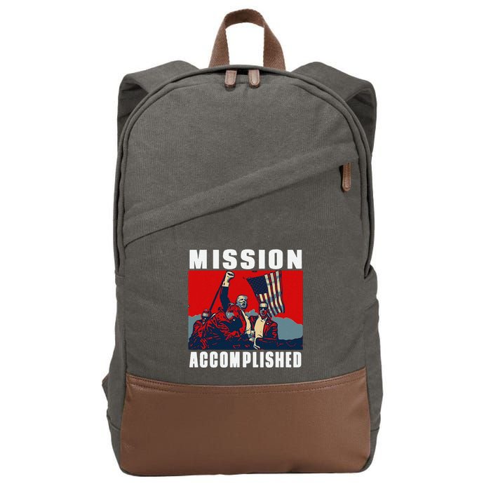 Make Jesus First Again Cotton Canvas Backpack