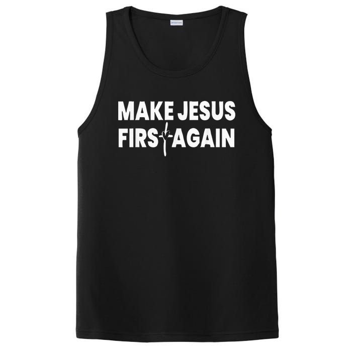 Make Jesus First Again PosiCharge Competitor Tank