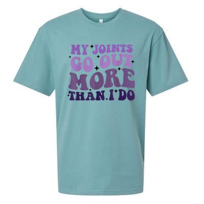 My Joints Go Out More Than I Do Sueded Cloud Jersey T-Shirt