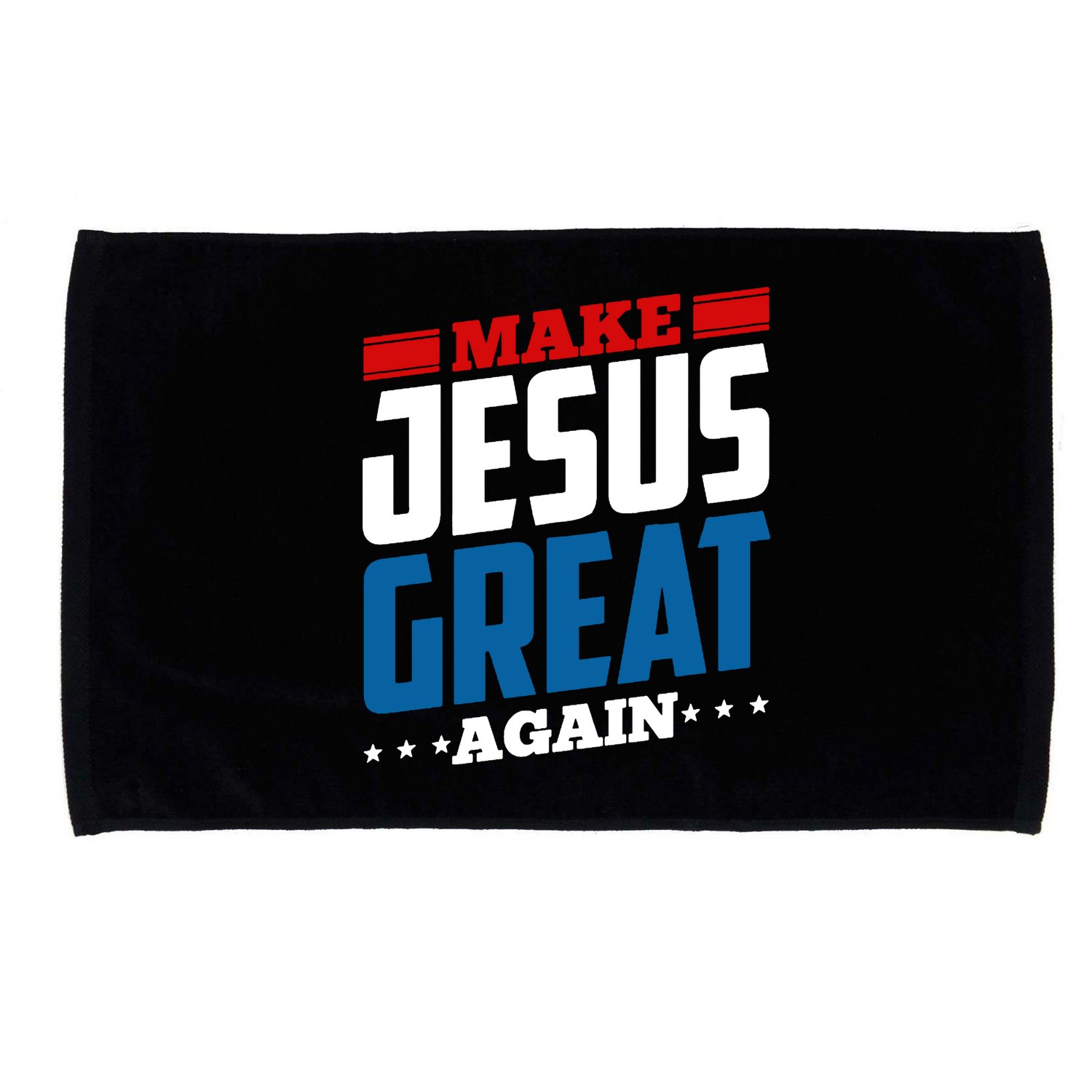 Make Jesus Great Again Red White And Blue Microfiber Hand Towel