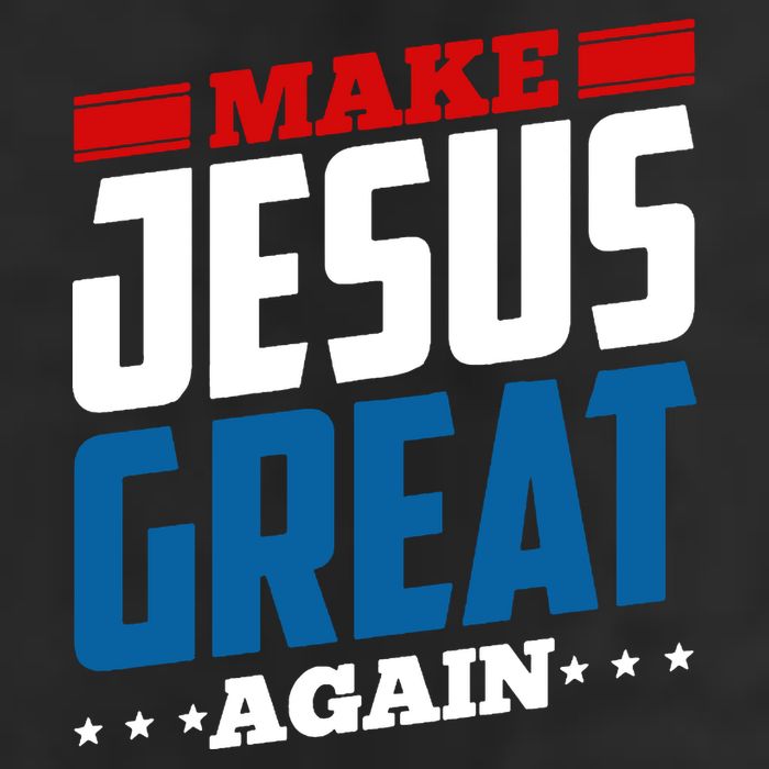 Make Jesus Great Again Red White And Blue Microfiber Hand Towel
