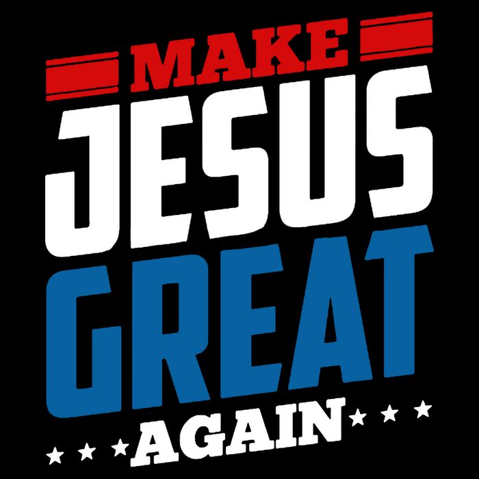 Make Jesus Great Again Red White And Blue Wool Snapback Cap