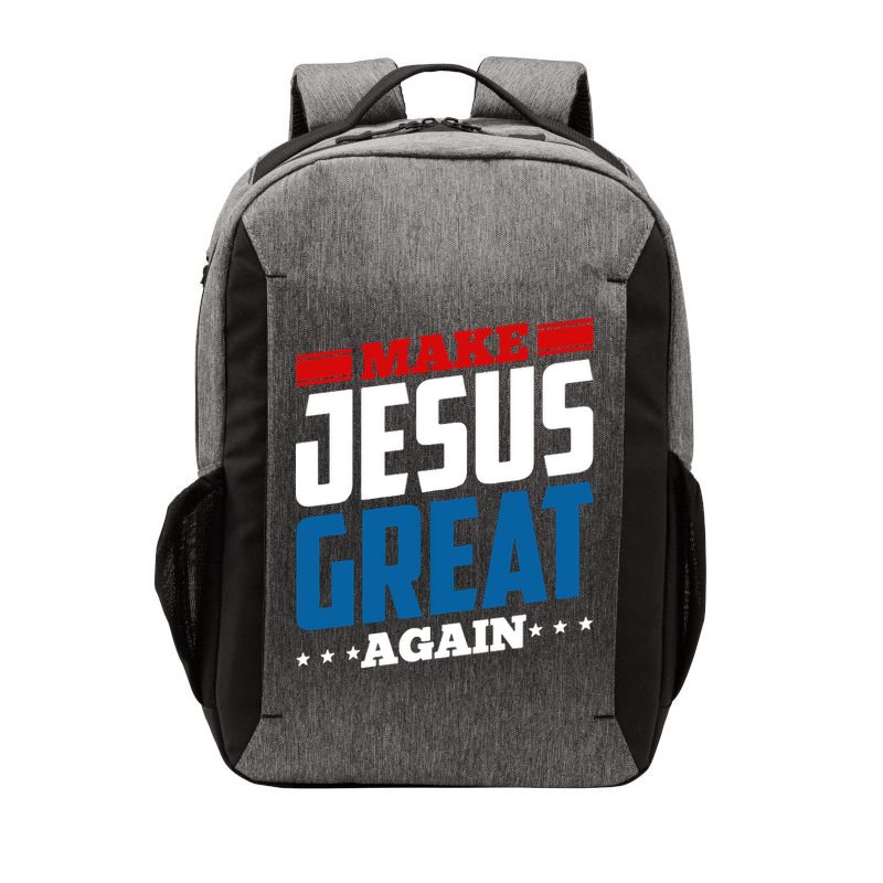 Make Jesus Great Again Red White And Blue Vector Backpack