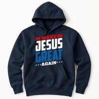 Make Jesus Great Again Red White And Blue Hoodie