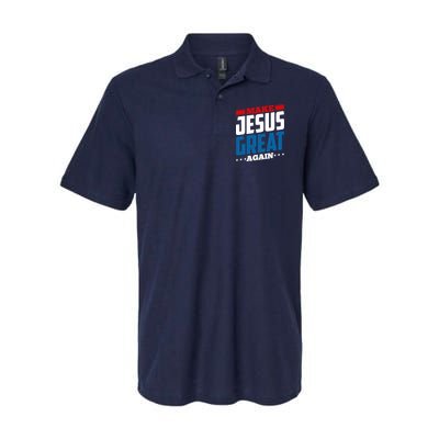 Make Jesus Great Again Red White And Blue Polo