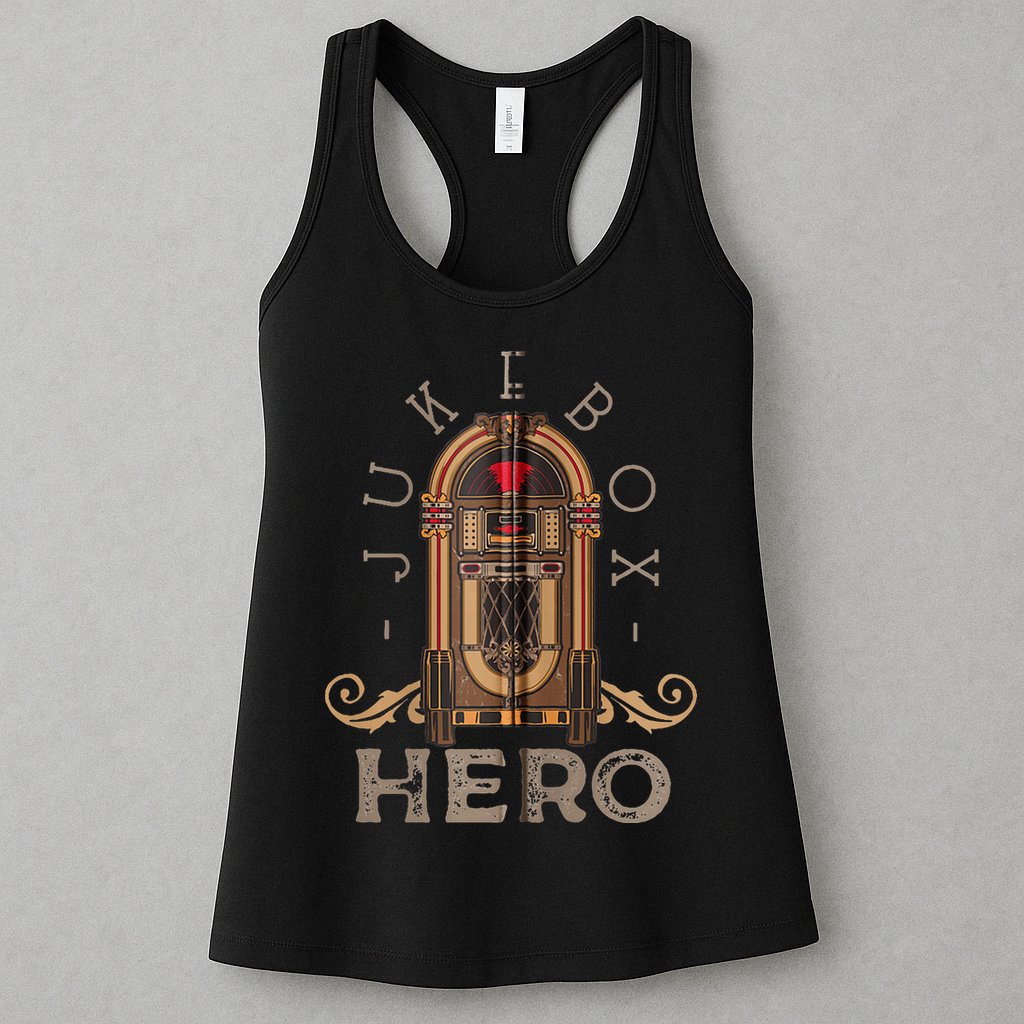Music Jukebox Hero For Music Karaoke Womens Tank Top
