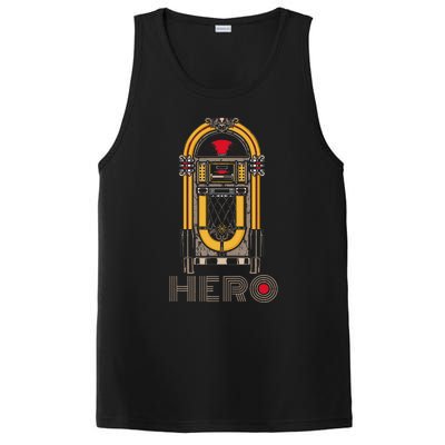 Music Jukebox Hero Music Karaoke Lover PosiCharge Competitor Tank