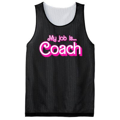 My Job Is Coach Mesh Reversible Basketball Jersey Tank