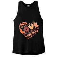 Mlk Jr I Have Decided To Stick With Love Hate Is Too Great A Burden To Bear Ladies PosiCharge Tri-Blend Wicking Tank
