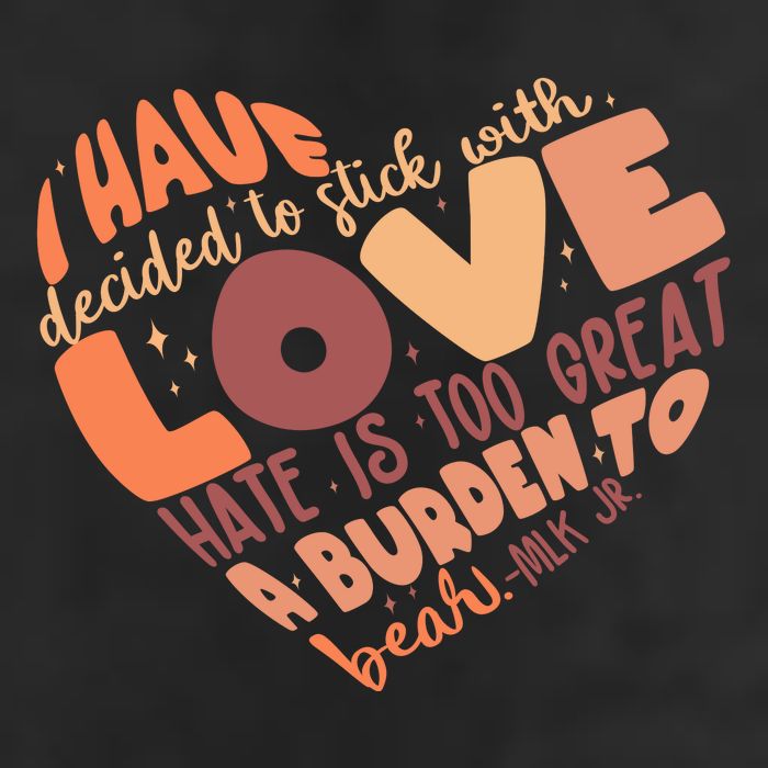 Mlk Jr I Have Decided To Stick With Love Hate Is Too Great A Burden To Bear Beanie