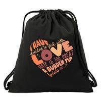 Mlk Jr I Have Decided To Stick With Love Hate Is Too Great A Burden To Bear Drawstring Bag
